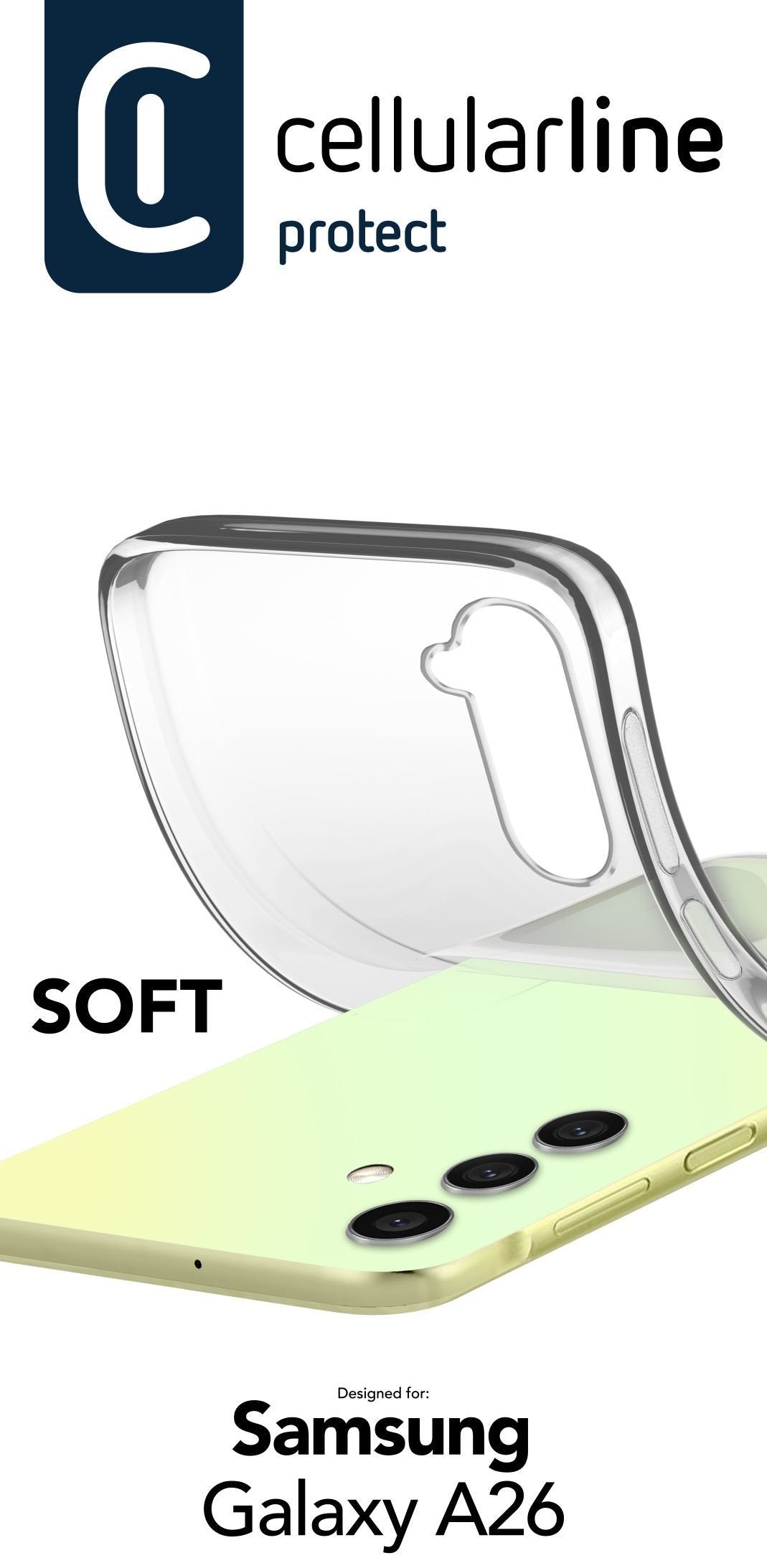 EAN 8018080493683 - Cellularline 8018080493683 funda para teléfono móvil 16,8 cm (6.6") Transparente imagen 2