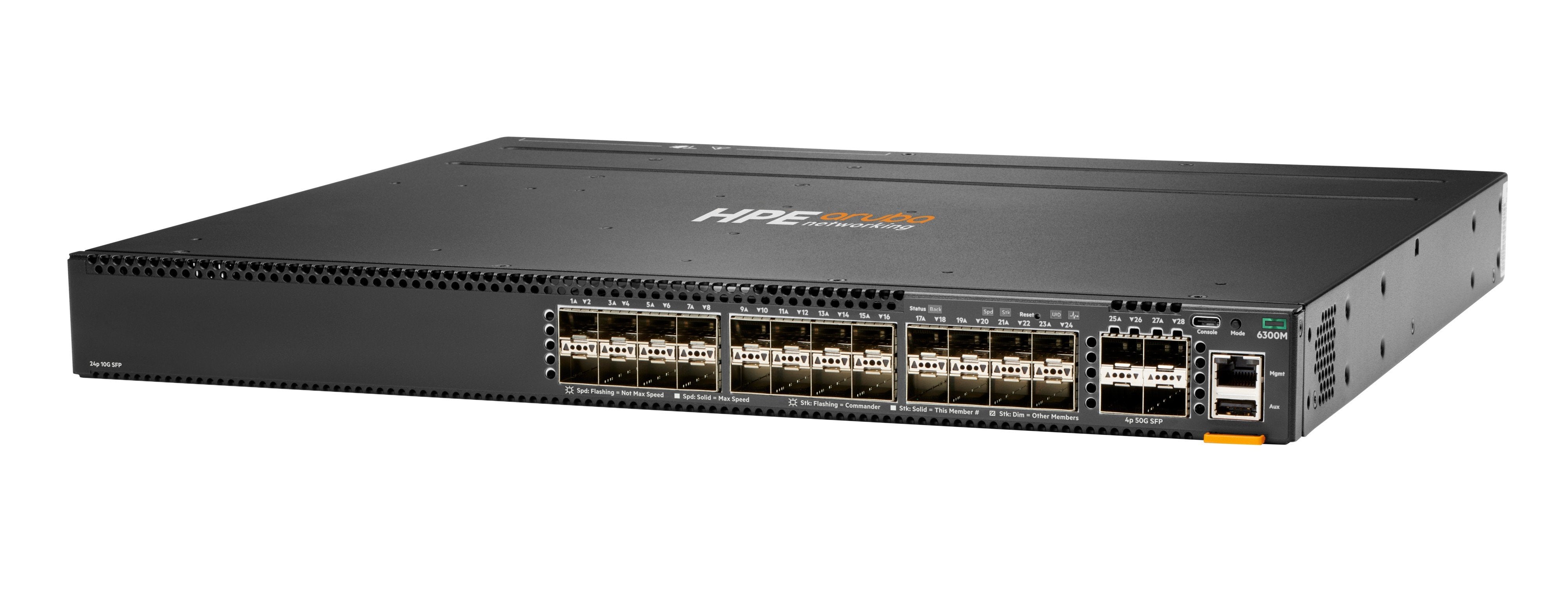 EAN 0190017339382 - HPE Aruba Networking CX 6300M 24-port SFP+ and 4-port SFP56 Switch imagen 2