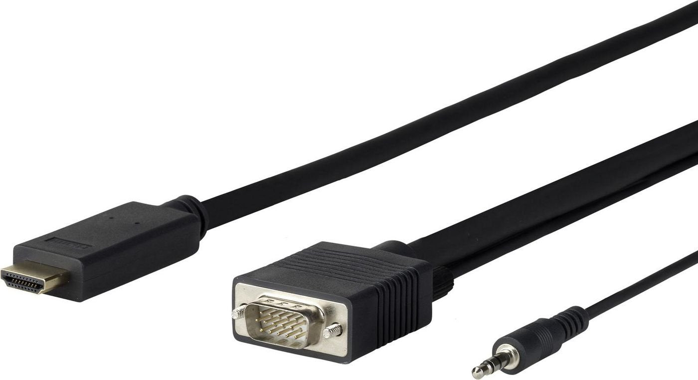 Vivolink Prohdmivga5 Adaptador De Cable De Vídeo 5 M Hdmi Tipo A (Estándar) Vga (D-Sub) + 3,5mm Negro