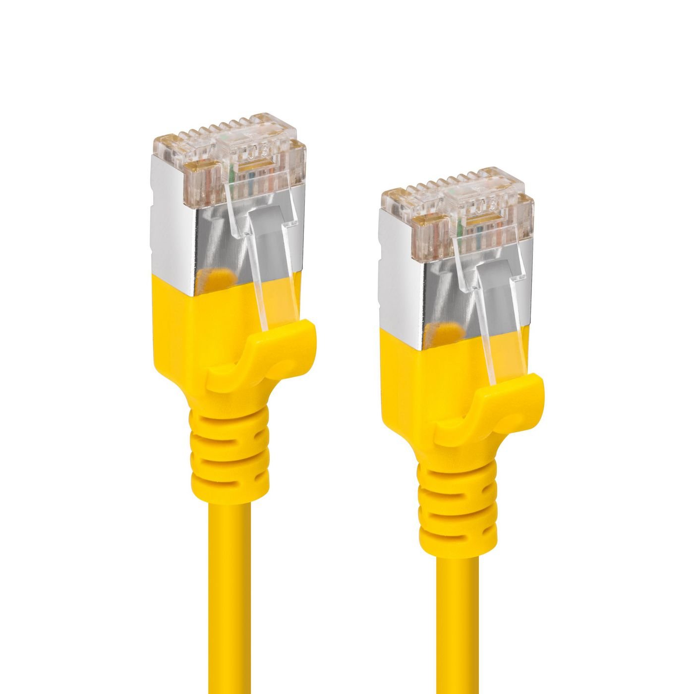 Cat6a U-Ftp Slim, Lszh, 0.15m Network Cable, Yellow