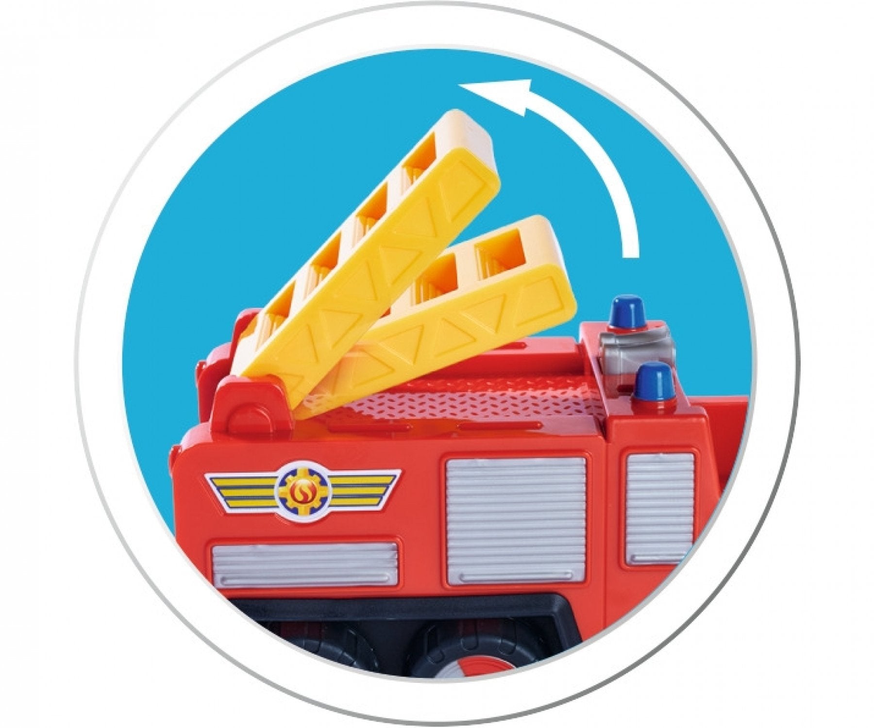 Simba Bombero Sam Júpiter Con Figura De Sam Rojo/Amarillo 109252505