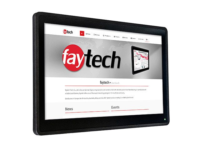 EAN 6920734016105 - faytech FT156TMBCAP pantalla de señalización 39,6 cm (15.6") LCD 250 cd / m² Negro Pantalla táctil imagen 2