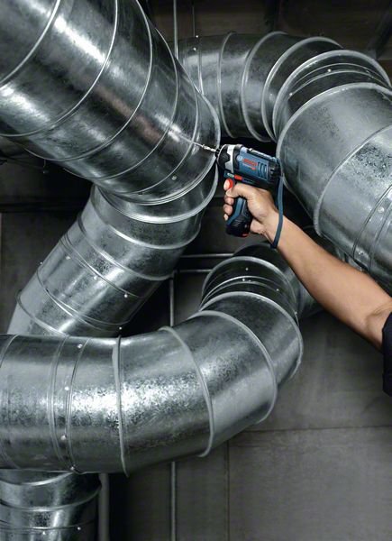 Atornillador A Batería Bosch Gdr 12v-105 Professional Azul / Negra, L-Boxx, Sin Batería Ni Cargador