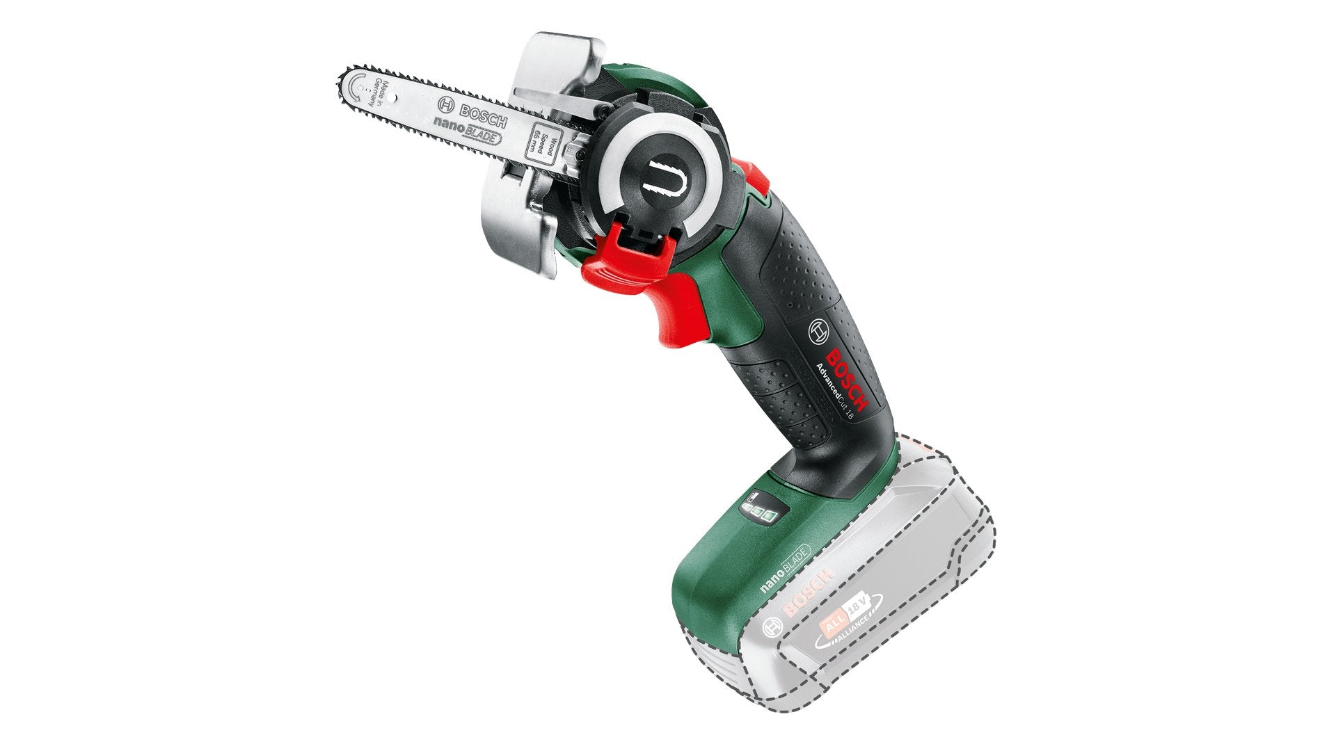 EAN 4053423202014 - Bosch AdvancedCut 18 7000 RPM Negro, Verde, Rojo, Plata imagen 1