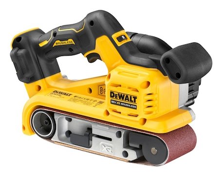 EAN 5035048793848 - DeWALT DCW220NT-XJ lijadora portátil Lijadora de banda Negro, Amarillo imagen 1