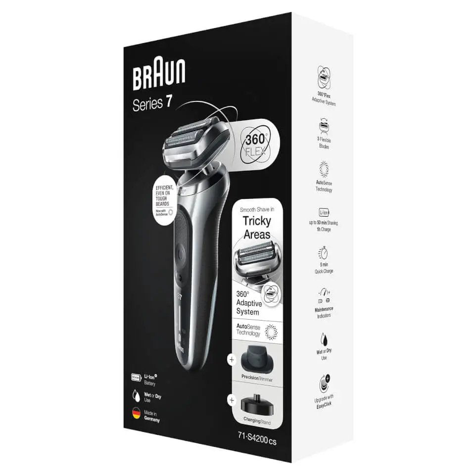 Braun Series 7 71-S4200cs Máquina De Afeitar De Láminas Recortadora Negro