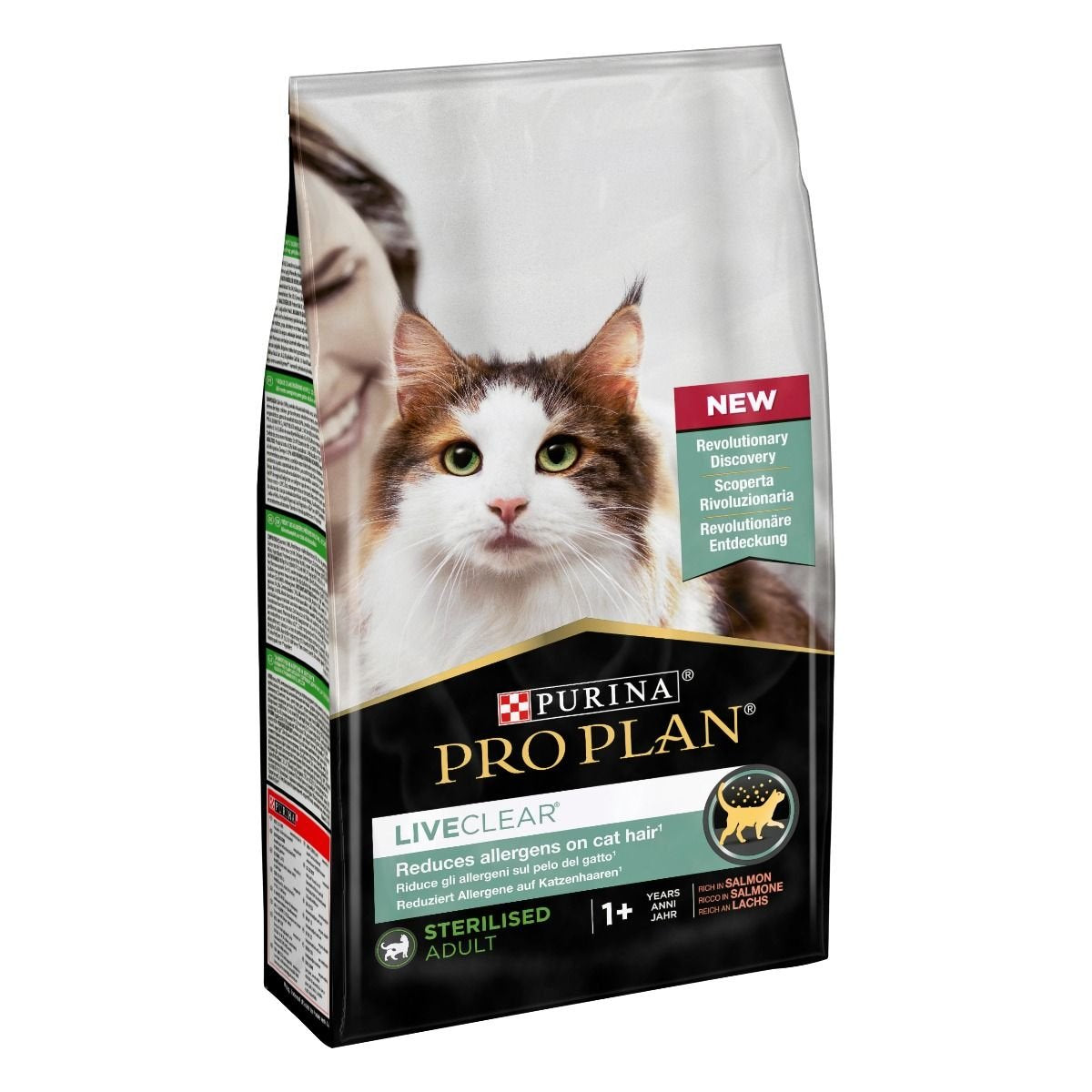 Purina Pro Plan Liveclear Sterilised Adult Bogata W Lososia 1,4kg
