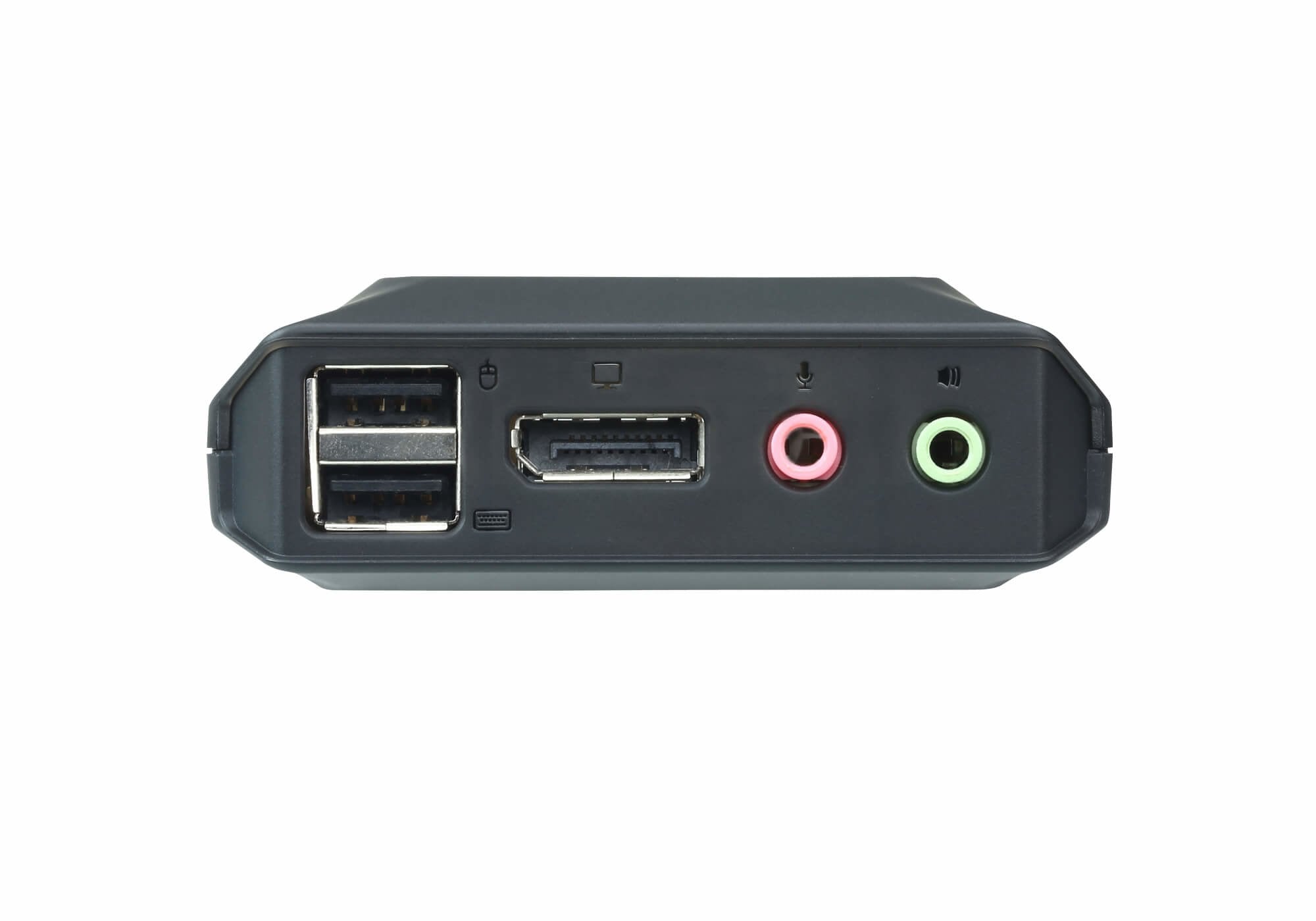 Switch Kvm Con Cable Displayport Usb De 2 Puertos Aten Cs22dp Con Selector De Puerto Remoto