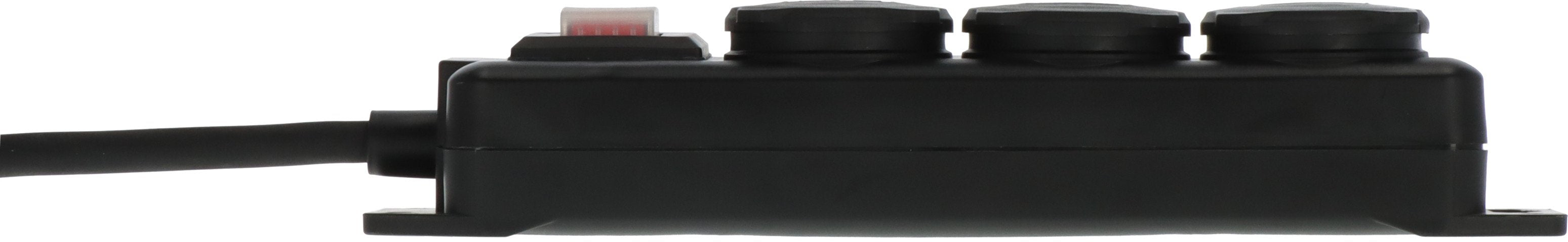 EAN 4007123684328 - Brennenstuhl 1159950013 base múltiple 2 m 3 salidas AC Interior / exterior Negro imagen 3