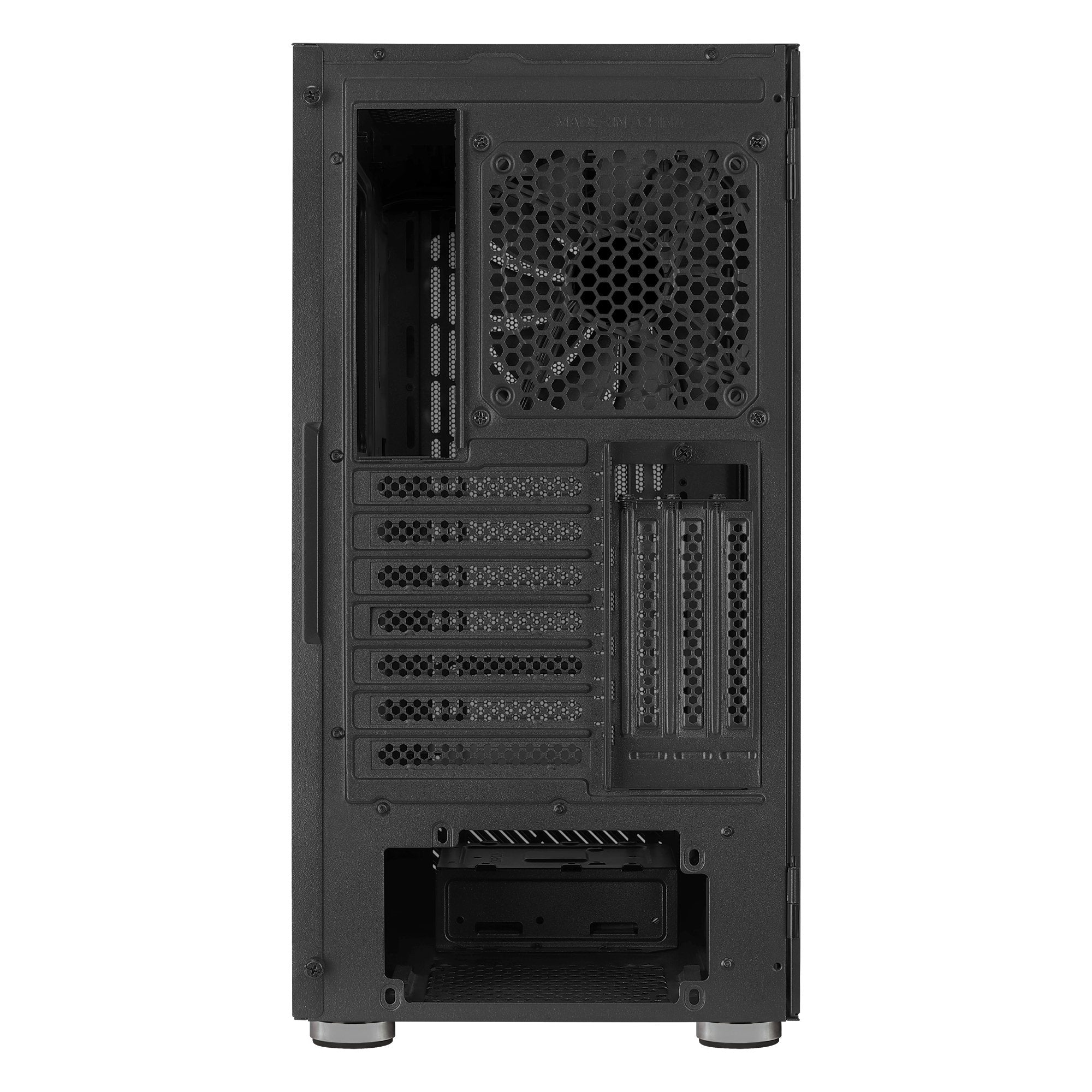 Caja Pc Aerocool Graphite V1 Frontal Mesh Lateral De Cristal Templado