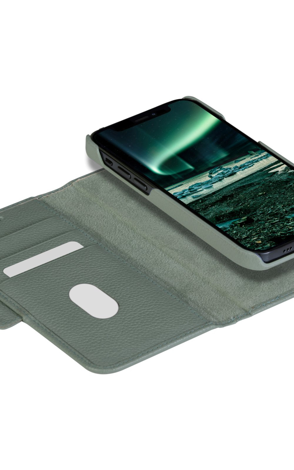 EAN 5711428055224 - dbramante1928 New York funda para teléfono móvil 15,5 cm (6.1") Funda cartera Verde imagen 2