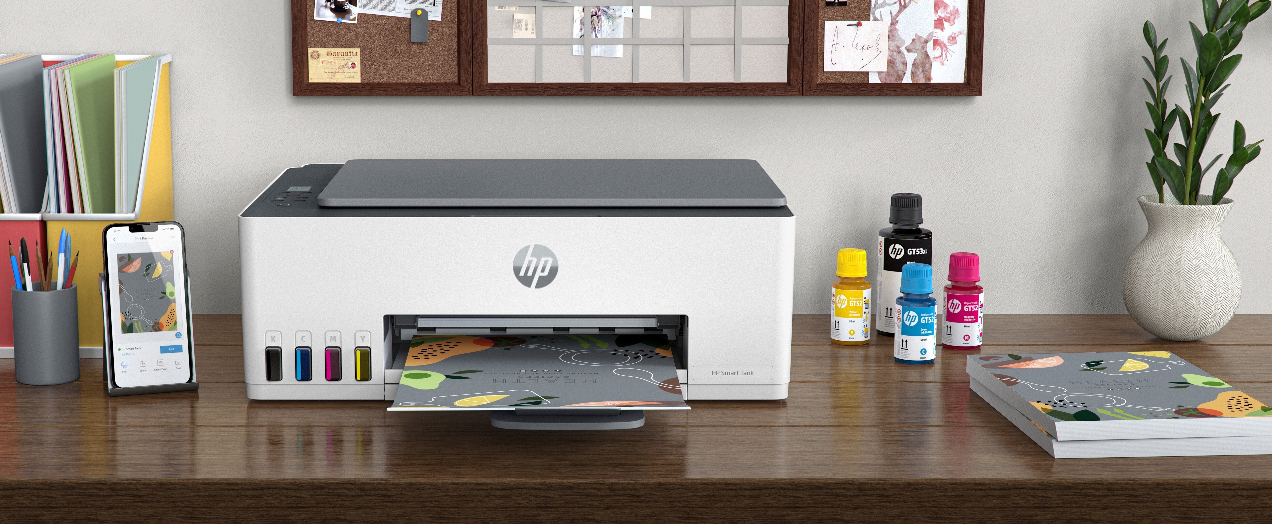 EAN 0196068963514 - HP Smart Tank 580 All-in-One Printer Inyección de tinta térmica A4 4800 x 1200 DPI 12 ppm Wifi imagen 3
