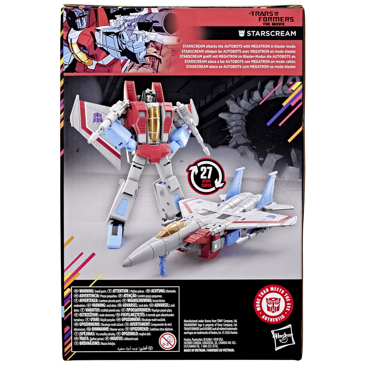 Figura Hasbro Transformers Studio Series Starscream