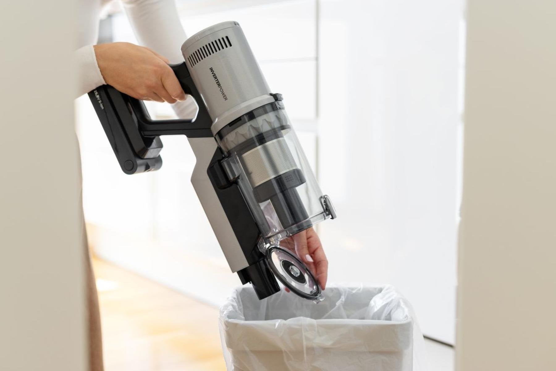 EAN 3838783075840 - Gorenje SVC259400NES Aspiradora escoba 2 en 1 Batería Secar Micro Sin bolsa 0,6 L 200 W Plata imagen 8
