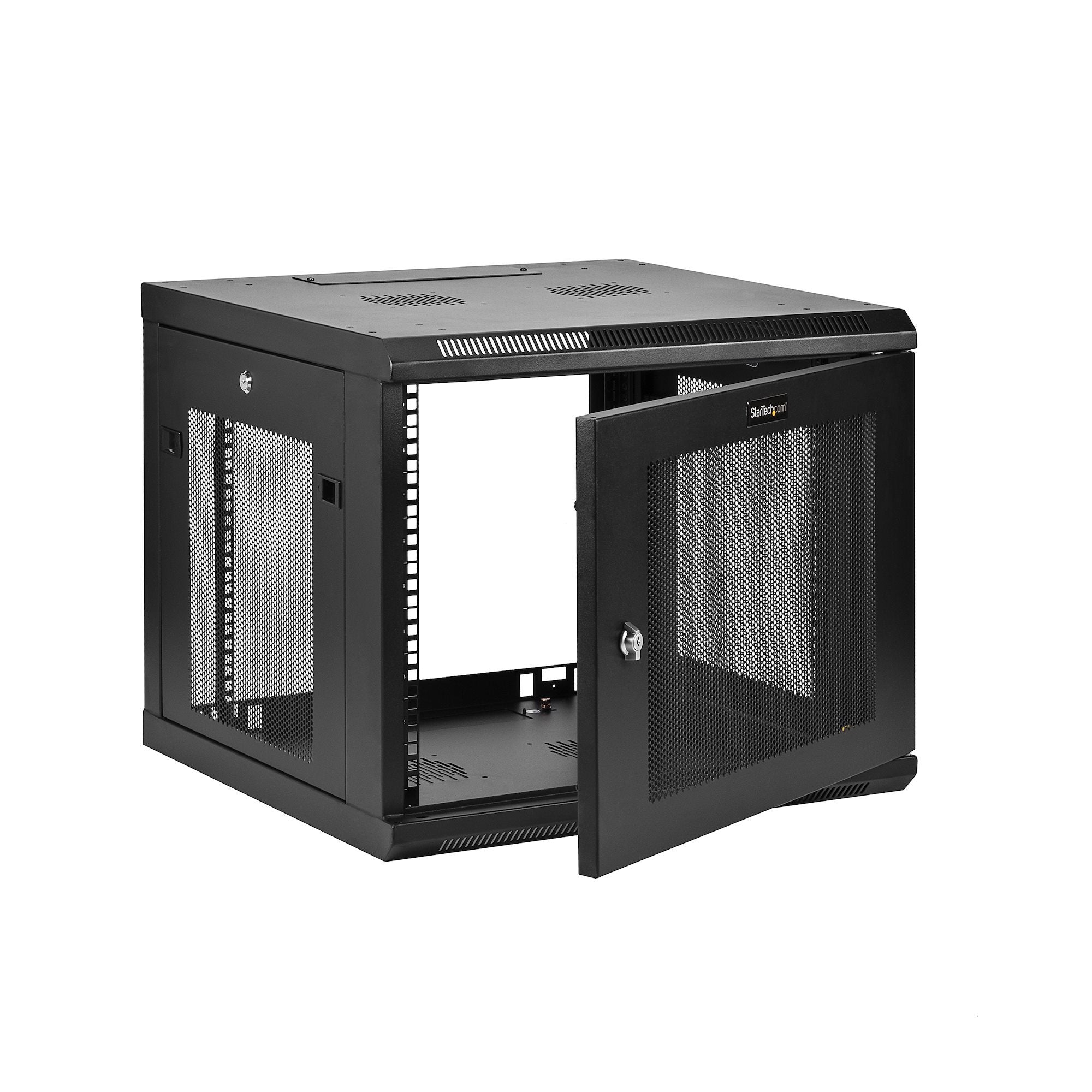 EAN 0065030870115 - StarTech.com RK920WALM armario rack Bastidor de pared Negro imagen 3