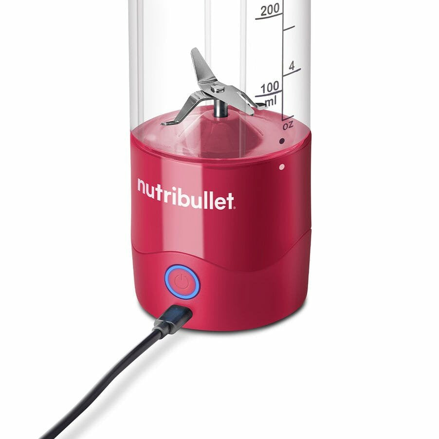 Licuadora Portátil Nutribullet Nbp003ma (Magenta, Funciona Con Pilas, 0,475 Litros) 0c22300095
