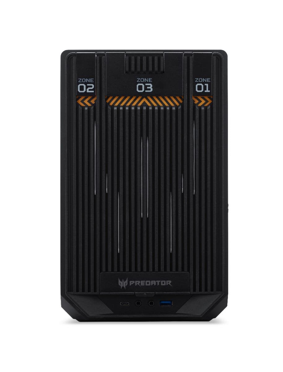 EAN 4711474035134 - Acer DC.Z3XEE.001 carcasa de ordenador Escritorio Negro, Blanco imagen 2