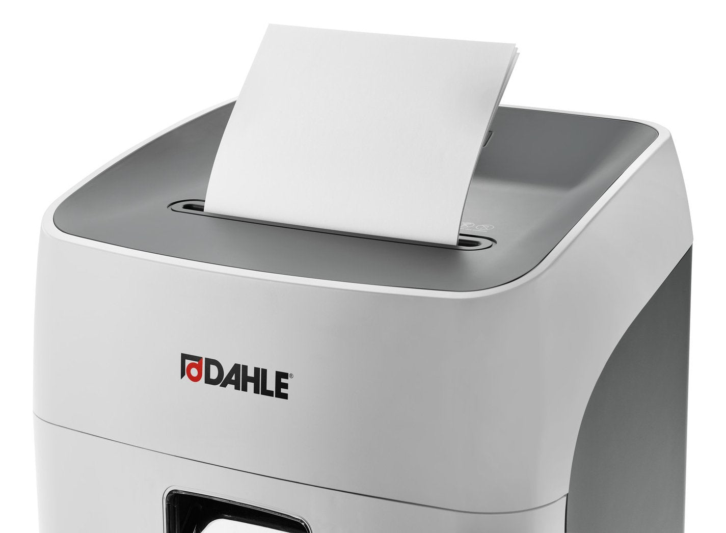 Dahle Deskside 504p Destructora De Papel Manual - Microcorte P-5 - Destruye Hasta 15 Hojas - Capacidad De La Papelera