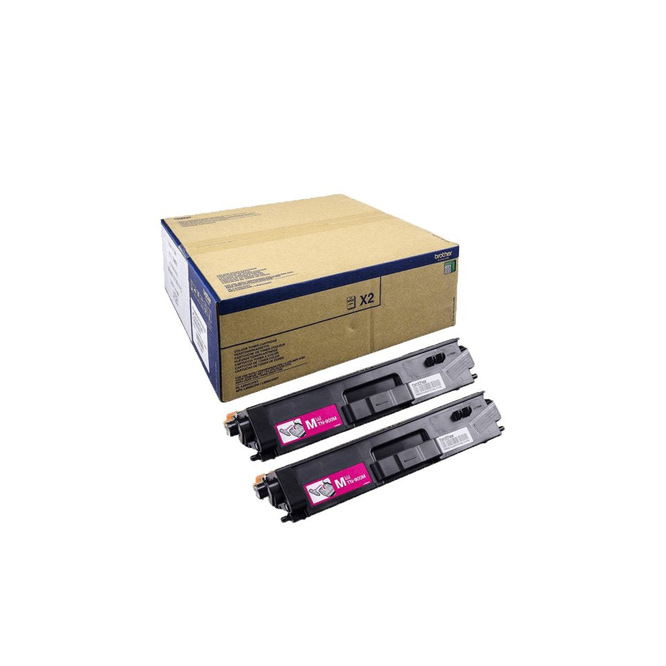 EAN 4977766735155 - Brother TN-900MTWIN cartucho de tóner 2 pieza(s) Original Magenta imagen 1