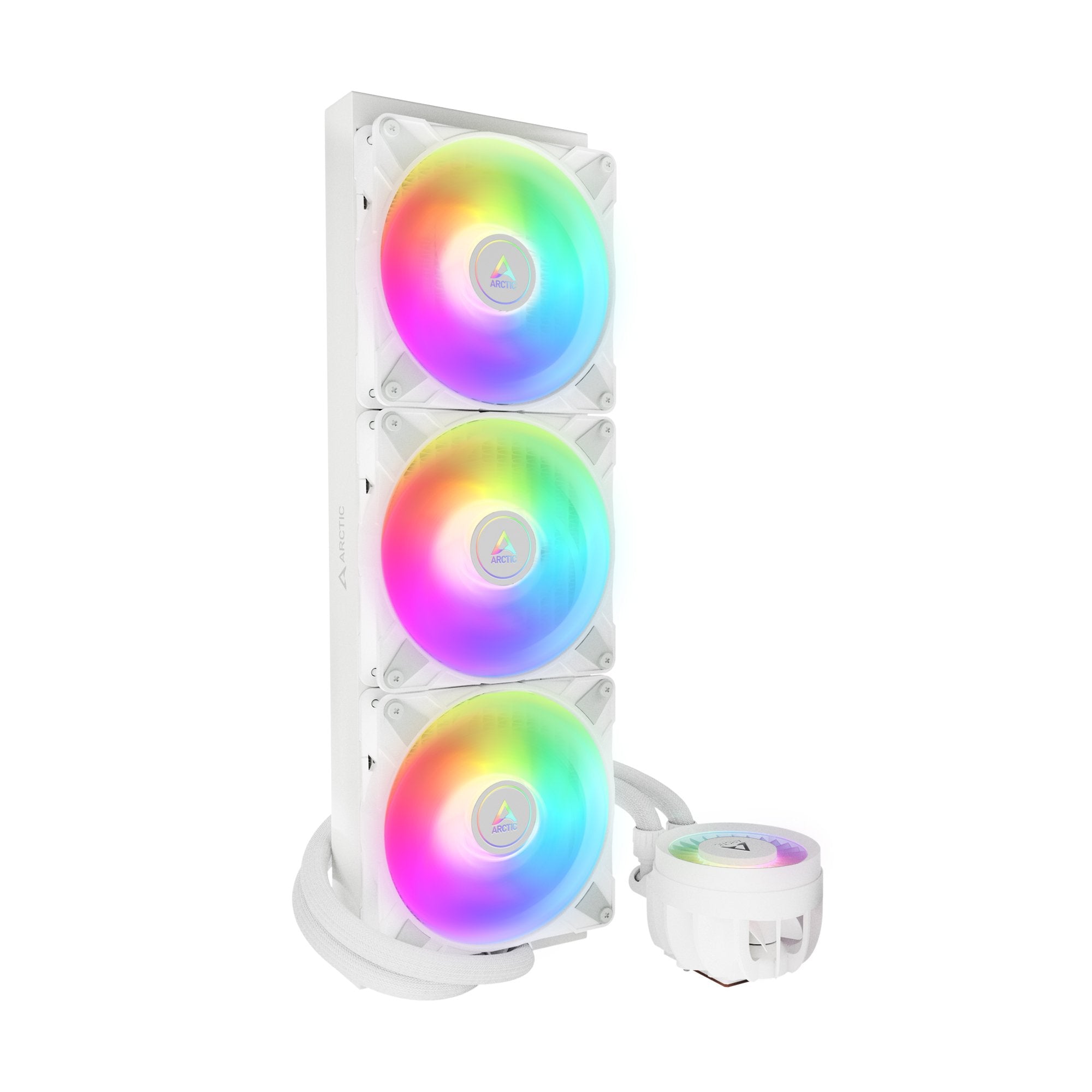 Refrigeración Arctic Liquid Freezer Iii 420 A-Rgb Por Agua Blanco Acfre00153a