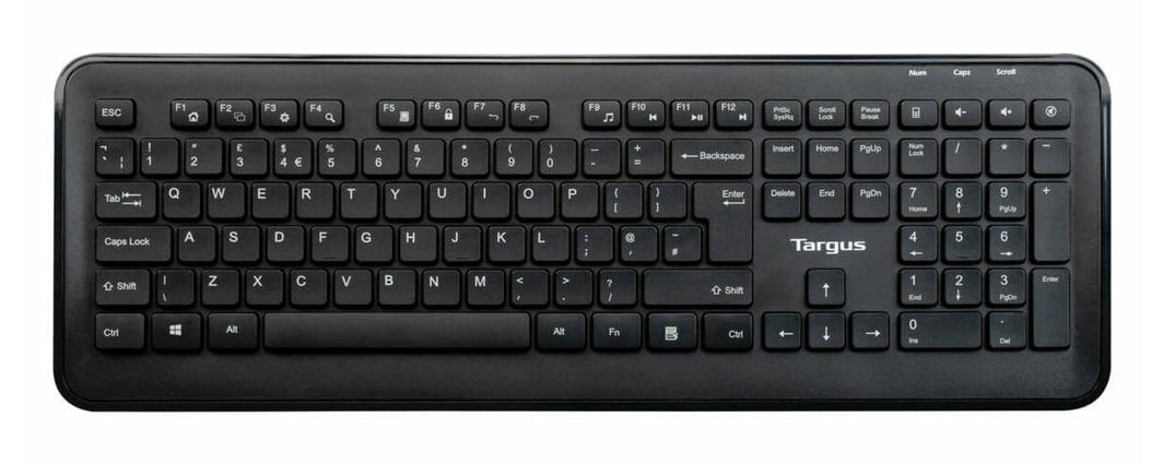 Targus Juego De Teclado Y Ratón Combo Full Size Inalámbrico 2.4 Ghz Qwerty Reino Unido Negro