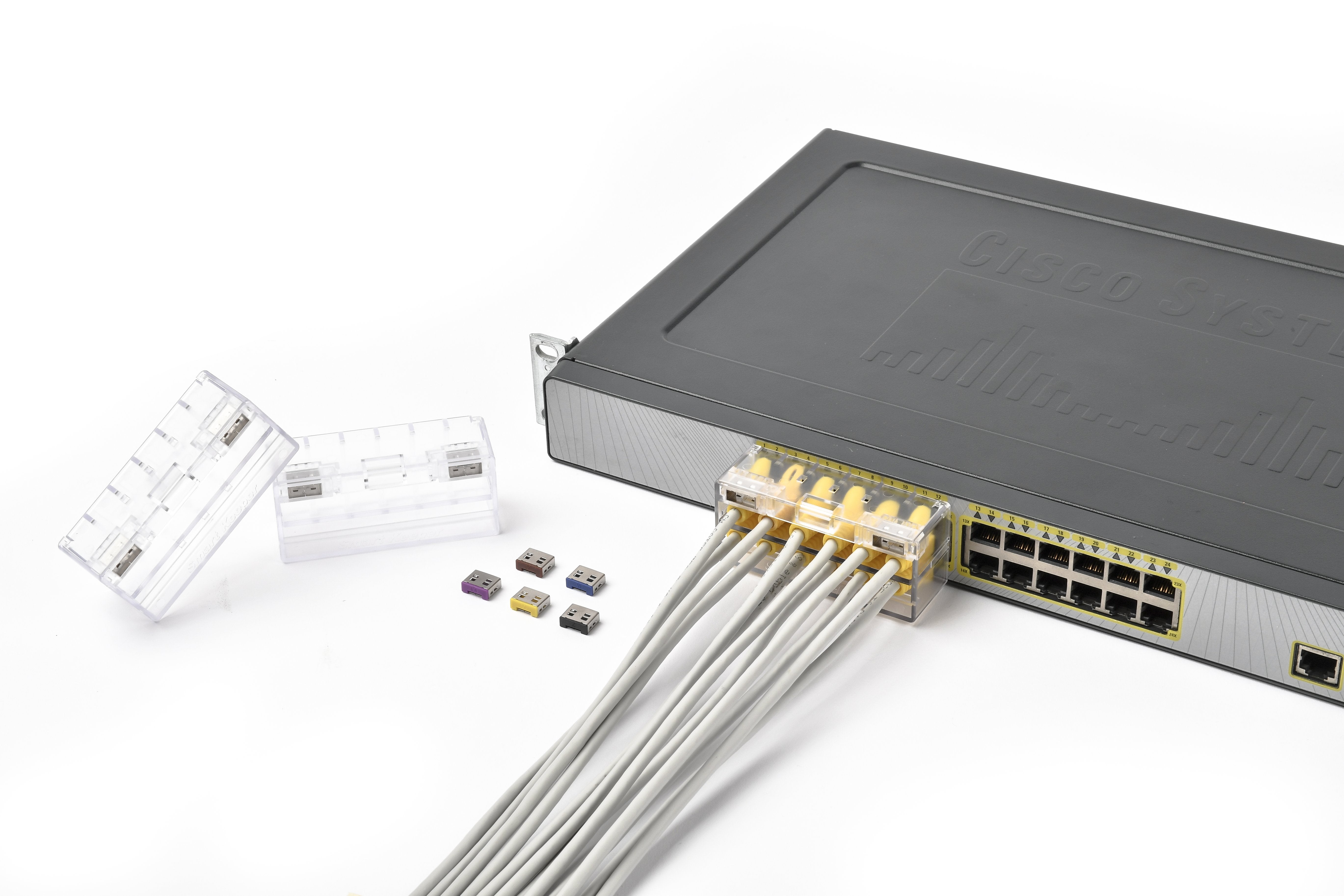 Smartkeeper Csk-Nm10/P12 Bloqueador De Puerto Rj-45 Transparente Plástico 1 Pieza(S)