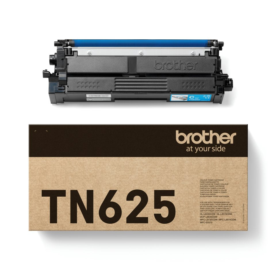 EAN 4977766843522 - Brother TN-625C cartucho de tóner 1 pieza(s) Original Cian imagen 1