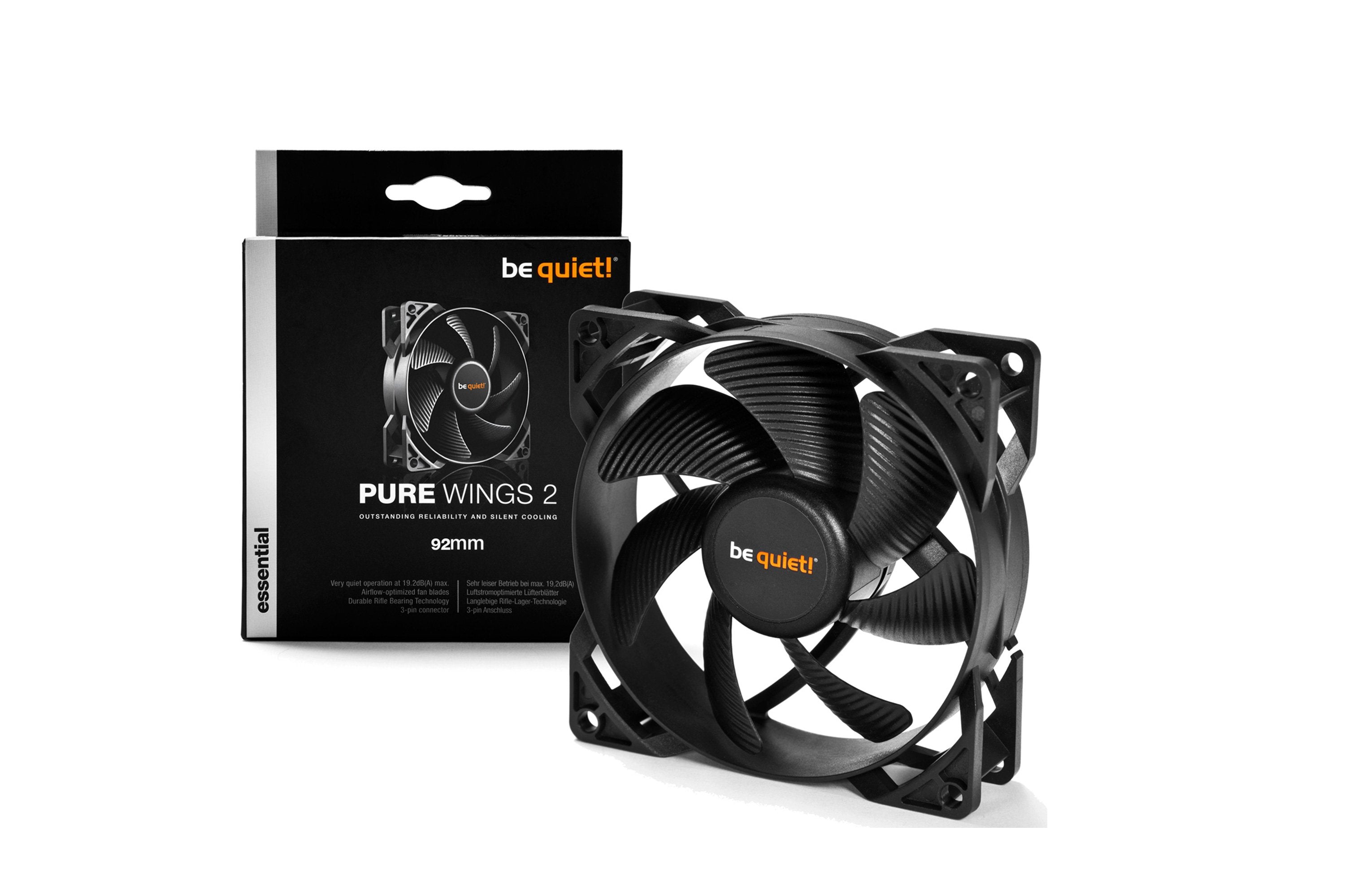 EAN 4260052183380 - be quiet! PURE WINGS 2, 92mm Carcasa del ordenador Ventilador 9,2 cm Negro imagen 2