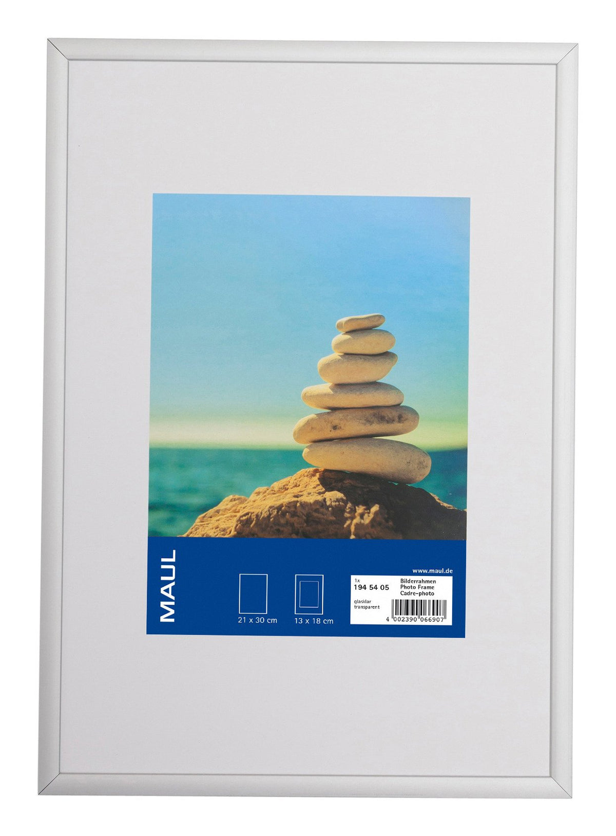 EAN 4002390066907 - MAUL 1945405 marco Expositor de pie retroiluminado Aluminio, Transparente imagen 1