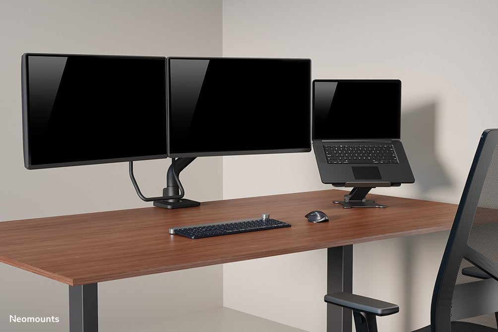 Neomounts Select Soporte Dual 100x100 -8kg 17-27'' Negro