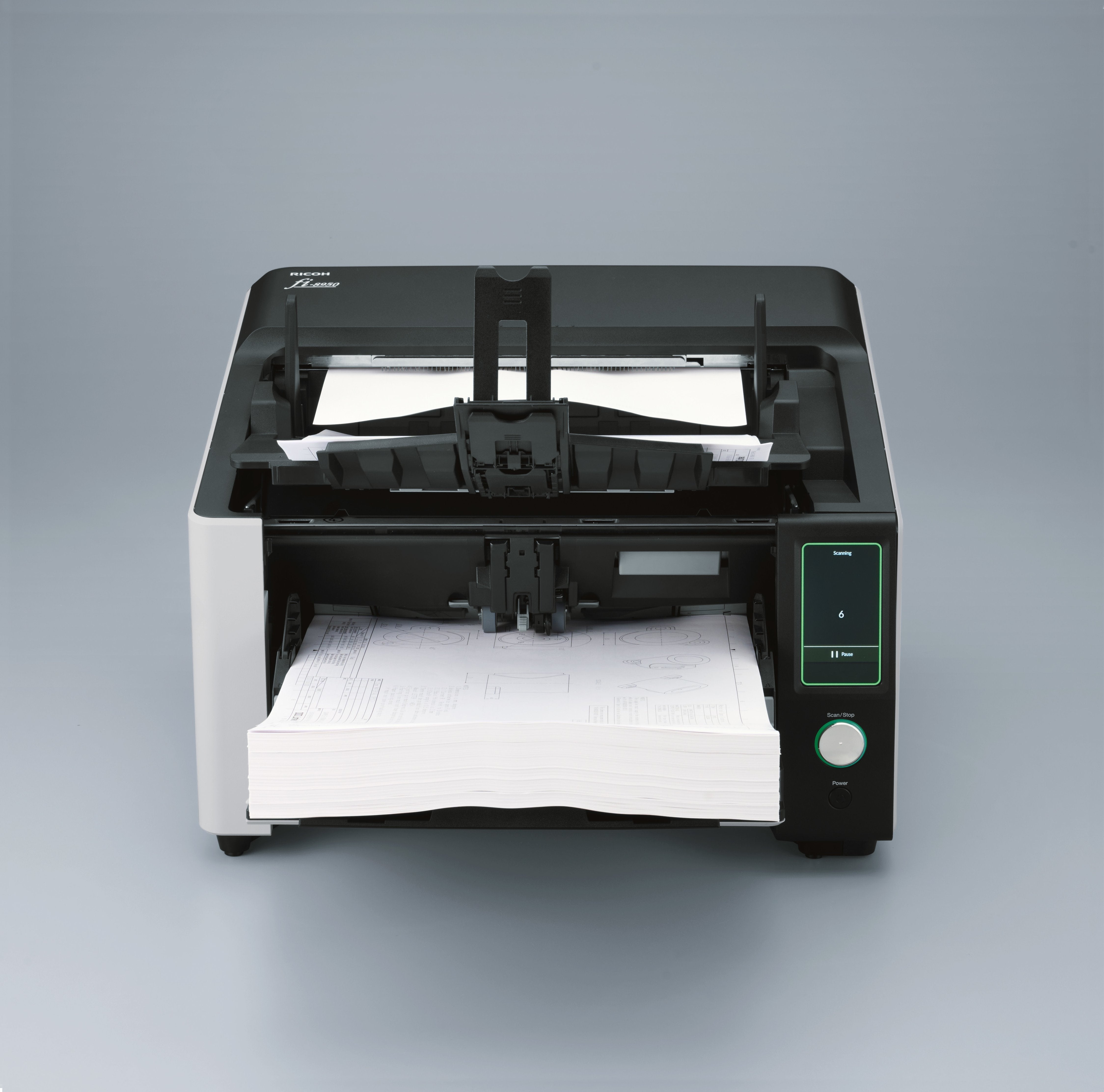 Ricoh Fi-8950 Escáner Con Alimentador Automático De Documentos (Adf) 600 X 600 Dpi A3 Negro, Gris