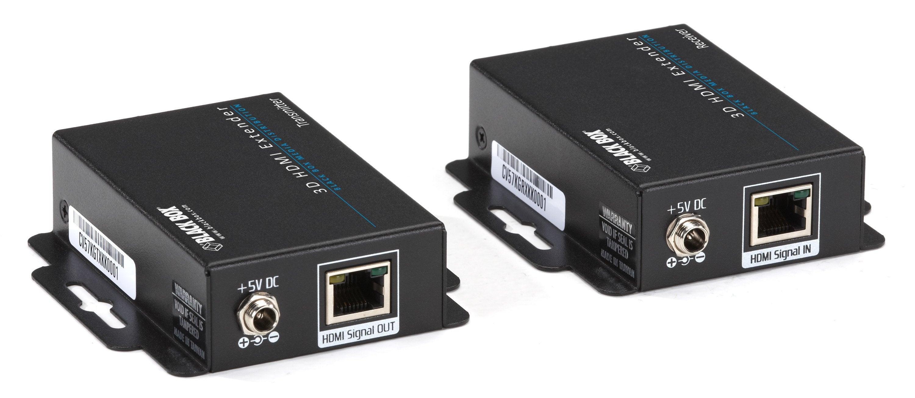 Black Box Vx-Hdmi-Tp-3d40m Extensor Audio/Video Transmisor Y Receptor De Señales Av Negro