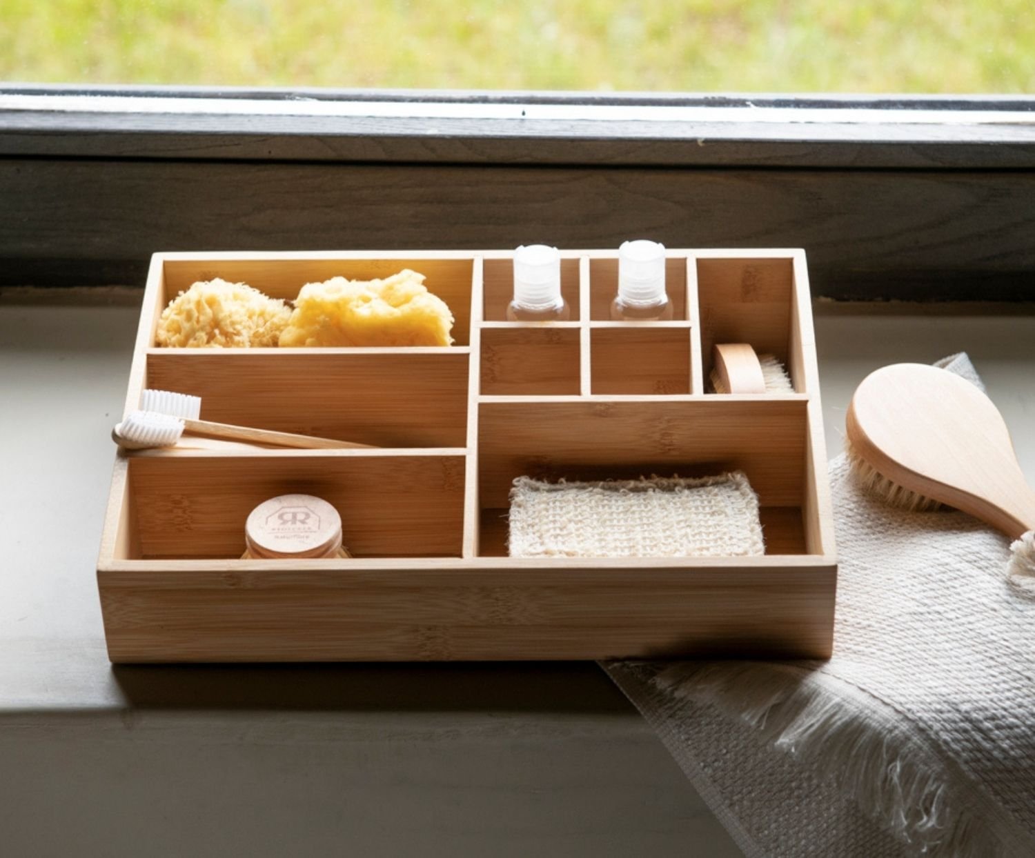 Organizador De Bambú 33x21x9cm Ba73010 Andrea House
