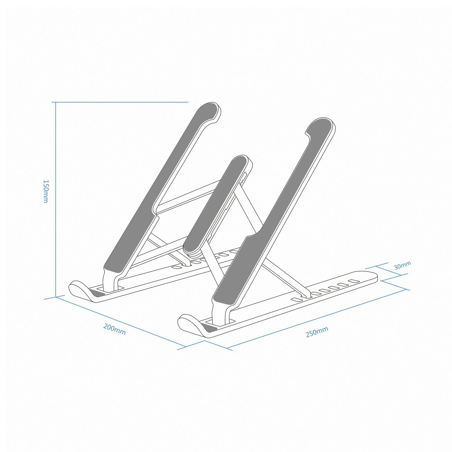 EAN 8436574705584 - AISENS LPS1M-099 soporte para ordenador portátil 38,1 cm (15") imagen 7