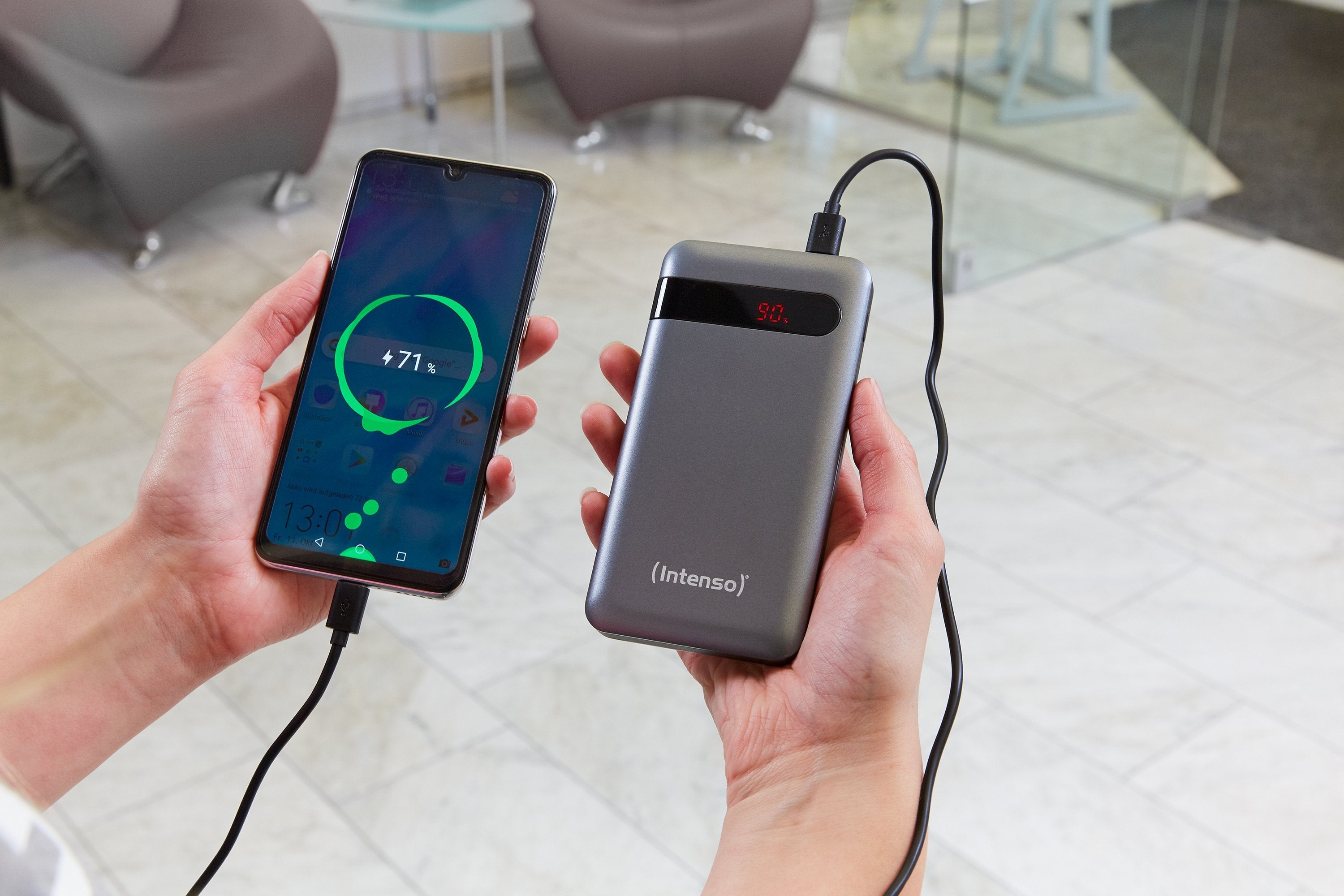 Intenso Pd10000 Batería Portátil Usb-C 10000mah