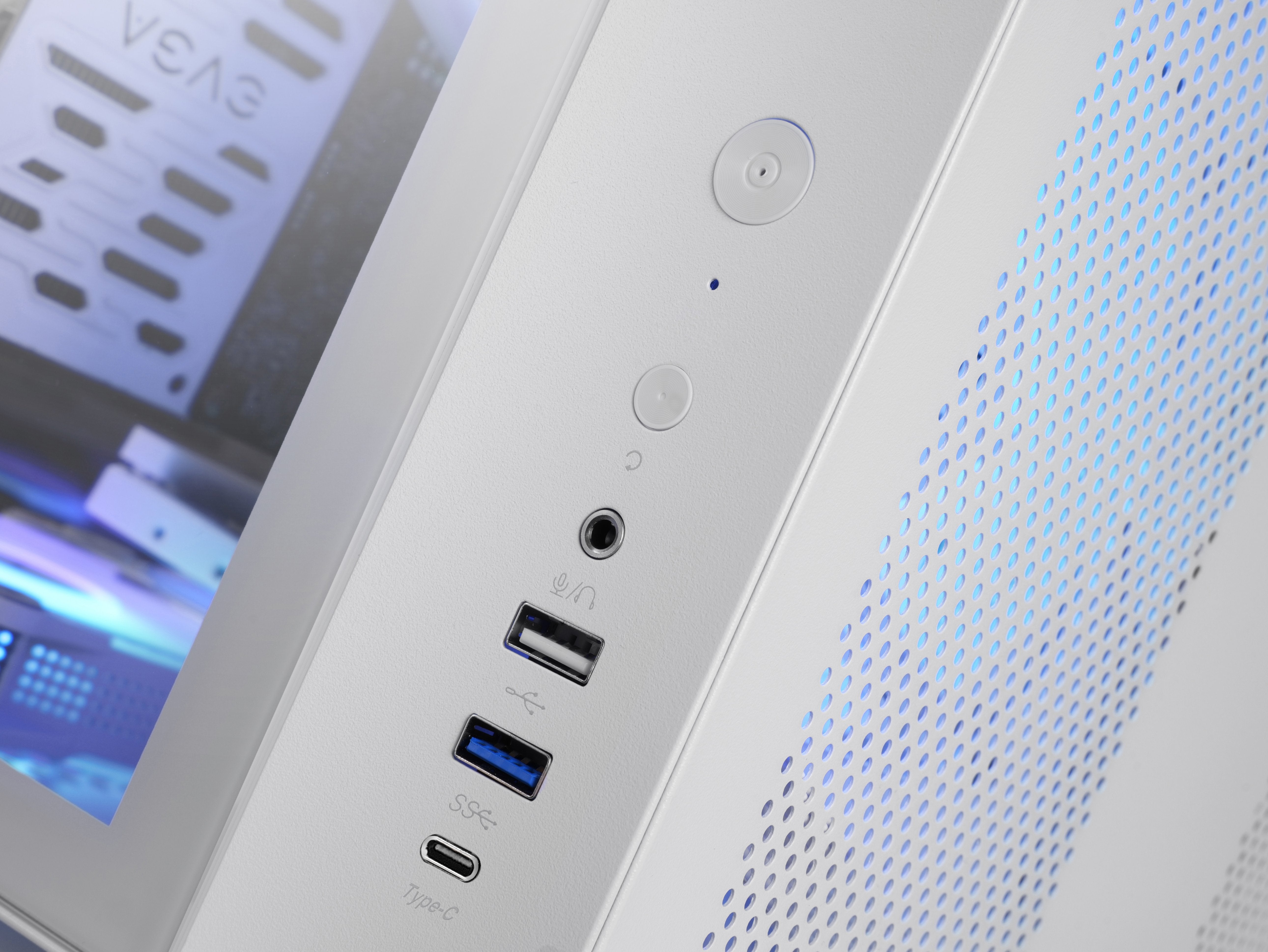 Caja Semitorre Atx Mc-Curv Blanco Mars Gaming Atx/ 1xusb 3.0, 1xusb2.0, 1xusb-C/ 2x 3.5'' Hdd + 1x 2.5'' Ssd/