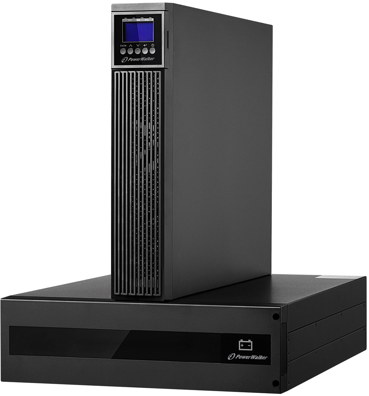 Bluewalker Vfi 10000 Rtg Pf1 Doble Conversión (En Línea) 10 Kva 10000 W 2 Salidas Ac, Ups Negro, Doble Conversión (En Línea), 10 Kva, 10000 W, Seno, 110 V, 276 V