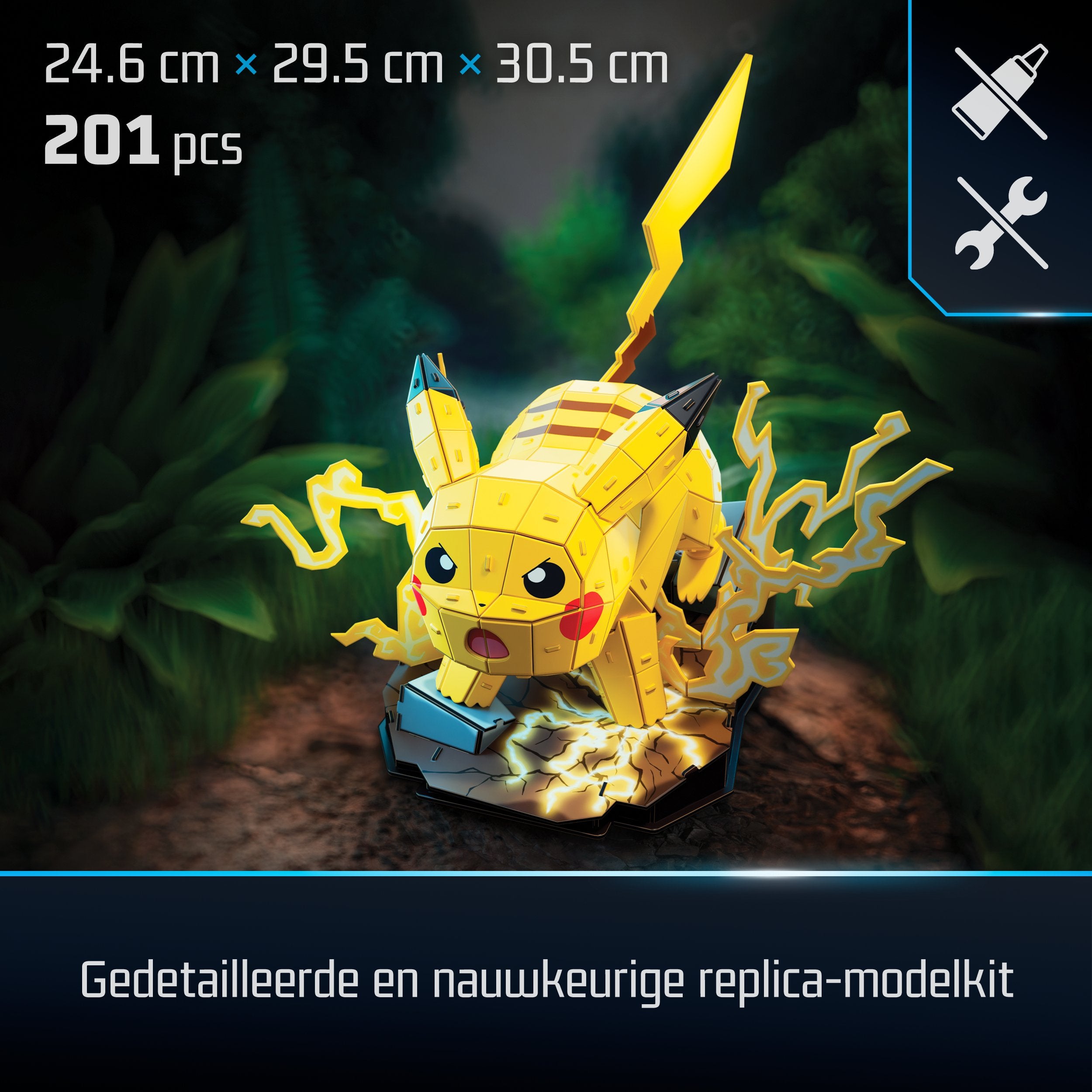 EAN 0681147098091 - 4D Build FDP FAP Pokemon Pikachu GML Puzle 3D 201 pieza(s) Dibujos imagen 2