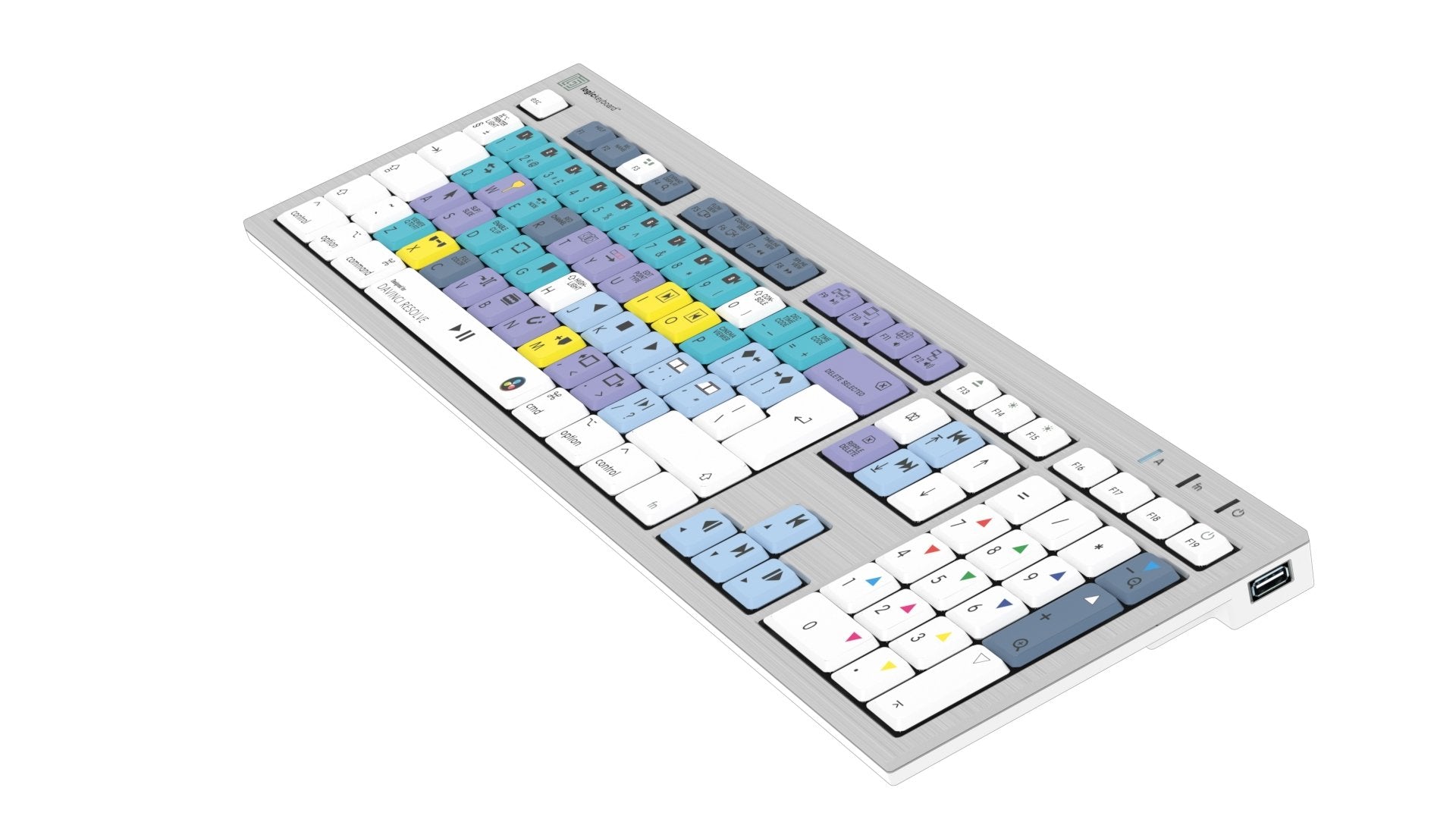 EAN 5707795022556 - Logickeyboard LKB-RESC-CWMU teclado Oficina USB QWERTY Francés Plata imagen 3
