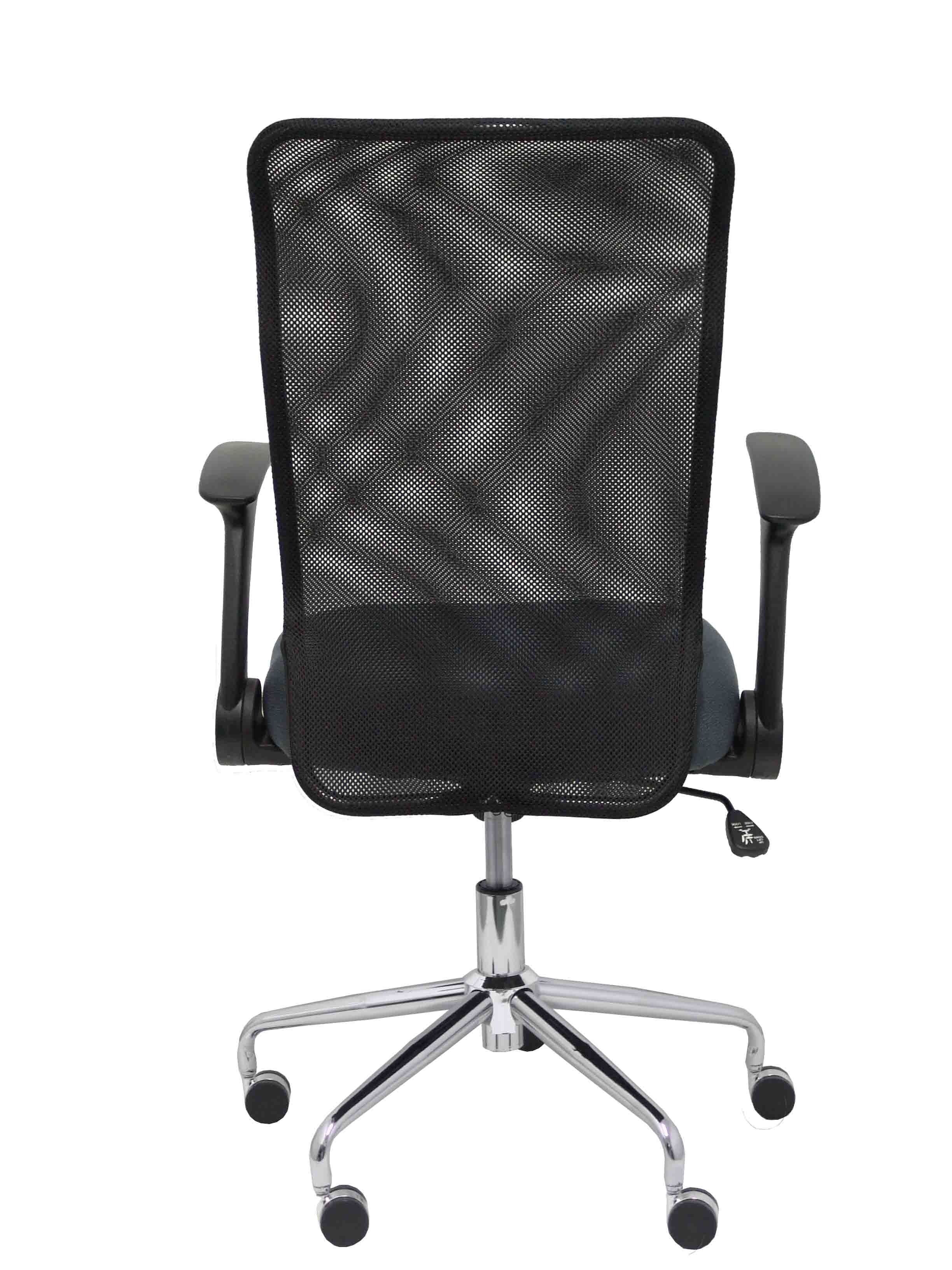 Silla Minaya Respaldo Malla Negro Asiento Bali Gr