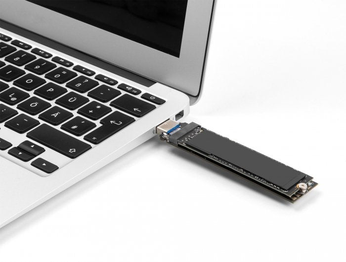 Delock Combo Convertidor Para M.2 Nvme Pcie Oder Sata Ssd Con Usb 3.2 Gen 2