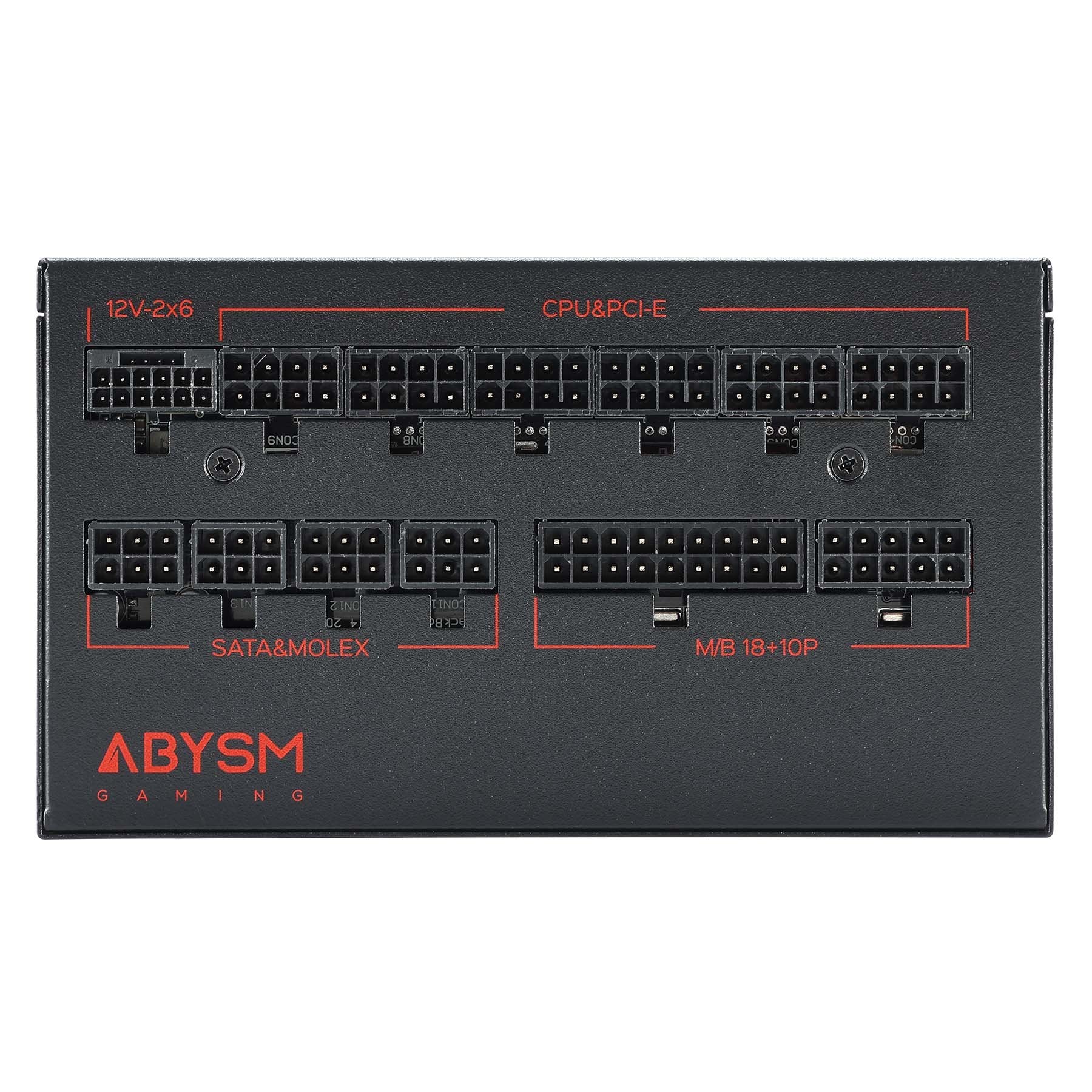 Fuente De Alimentacion Modular Abysm 1300w Morpheo Gx5 Atx 3.1 Platinum Japonese Cap Negro Ab231301