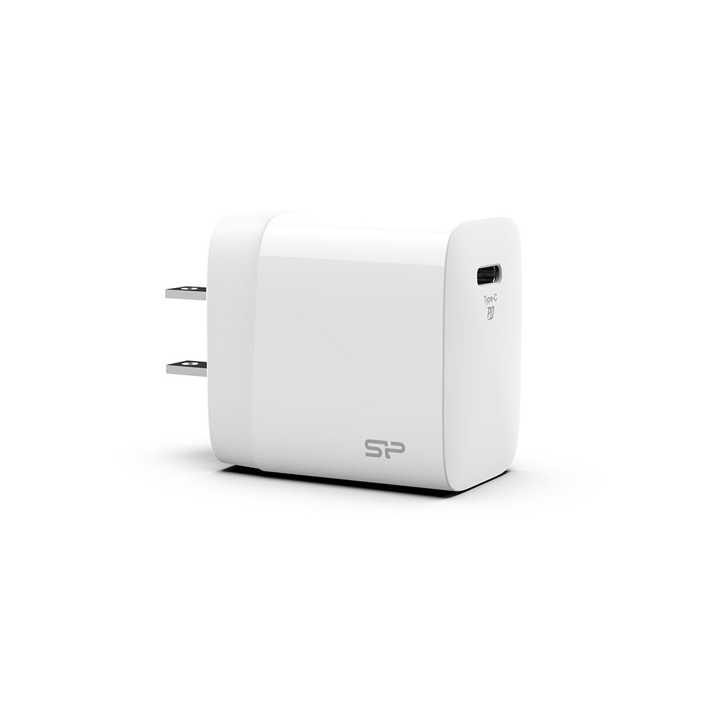 Cargador Silicon-Power Wall Charger Qm10 16w 60w Typc Blanco