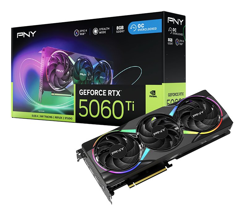 EAN 0751492795621 - PNY GeForce RTX 5060 Ti EPIC-X RGB OC NVIDIA 8 GB GDDR7 imagen 10