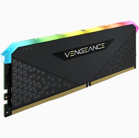 Memoria Ram Corsair Ddr4 3200 8gb C16 Vengeance Rgb Rs 1.35v, 16-20-20-38 Black Pcb, Amd & Intel