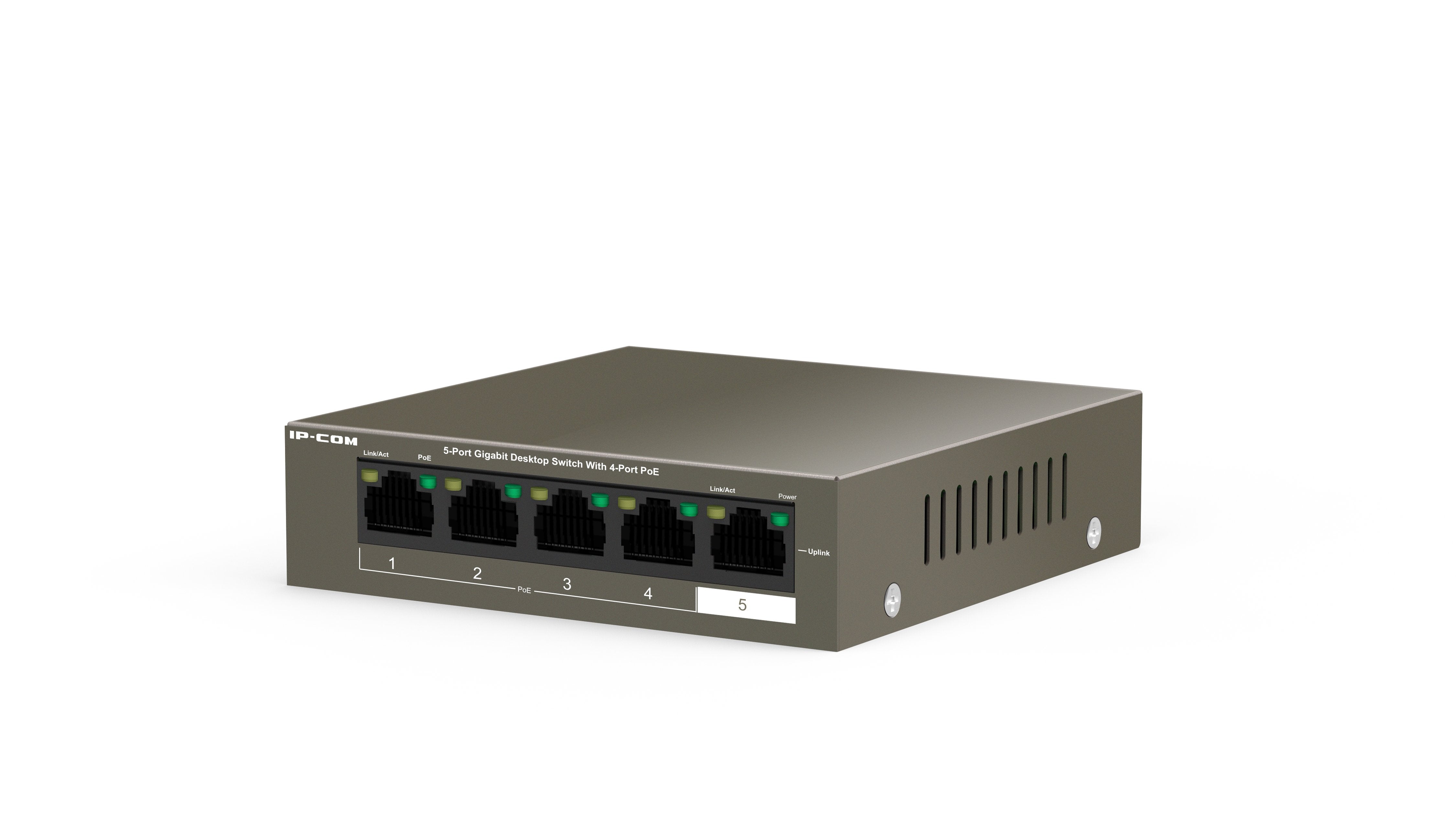 Switch Ip-Com 5p Gigabit G1105p Poe G1105p-4-63w