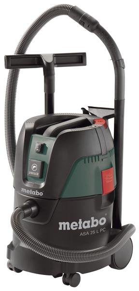 Metabo Asa 25 L Pc (602014000) Allessauger, Nass-/Trockensauger (Verde/Negro) 602014000
