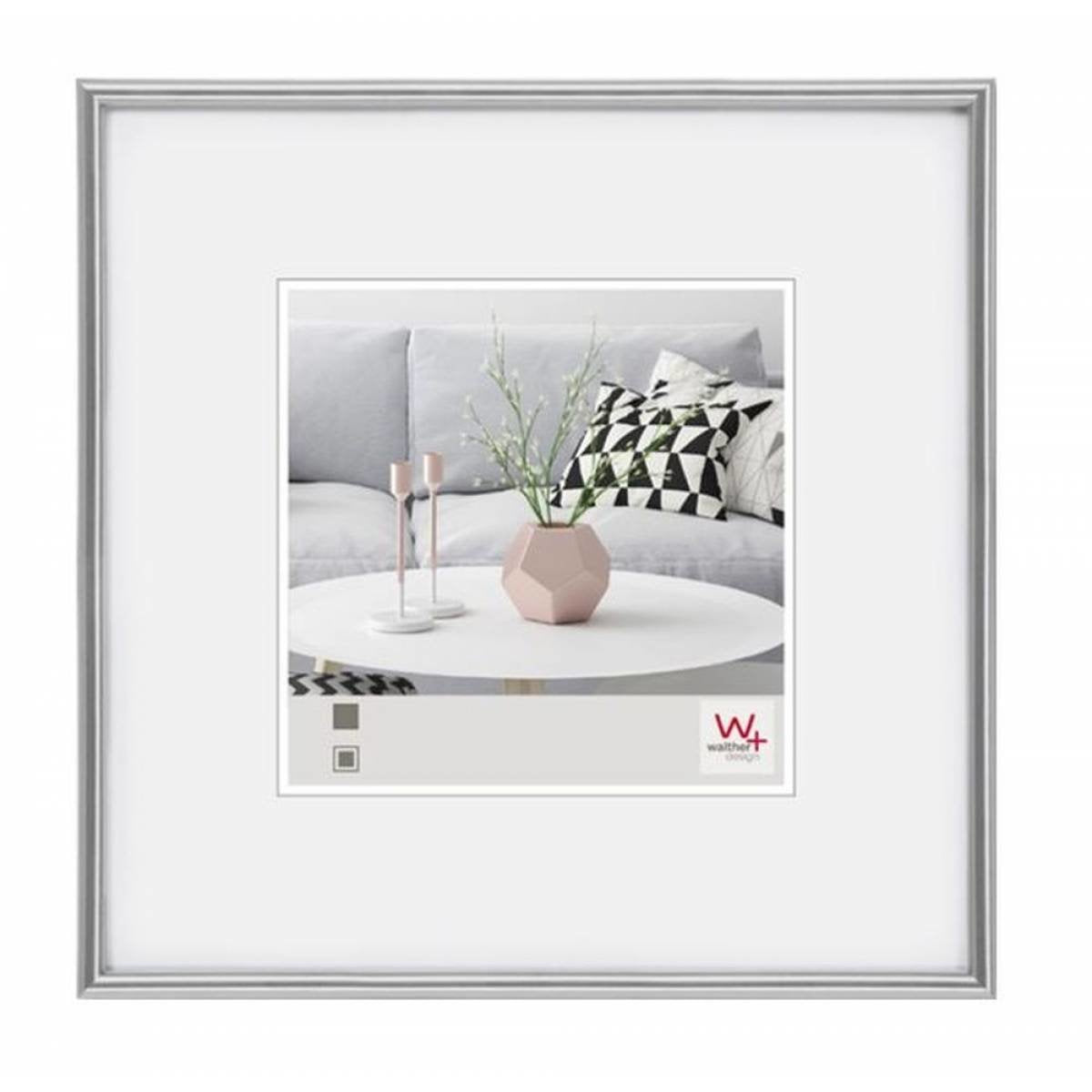 Walther Galeria 40x40 Resina Plateada Ks440h