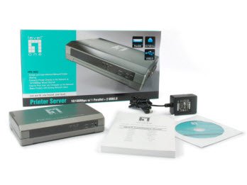 Print Server Level One 1 Puerto Paralelo 2 Puertos Usb 2.0