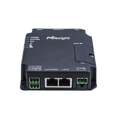 EAN 6974225032426 - Milesight UR32-L04AF-W-485 router inalámbrico Ethernet rápido Banda única (2,4 GHz) 4G Negro imagen 3